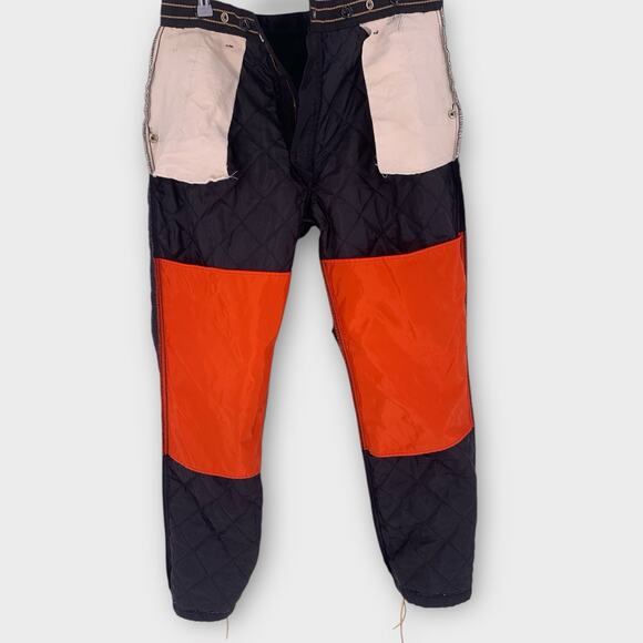 Labonville Insulated Winter Work Pants 34x30 Heavy-Duty Nylon Black USA Made - Picture 3 of 14